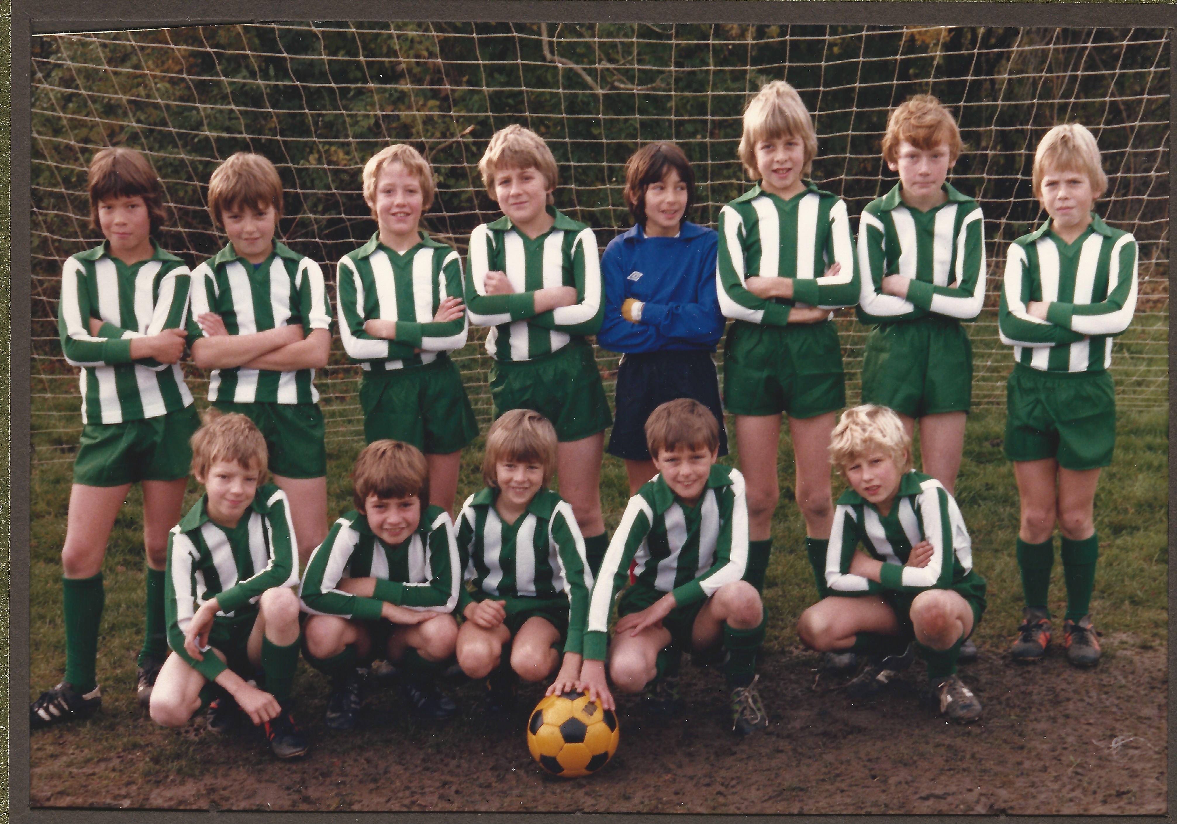 Jonathan Arbon & Jerry Coad in Harston Football team