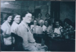 Pye workers at Harston chapel during WW2 | (Deacon)