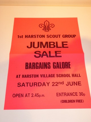 Scout jumble sale poster | (Summerfield)