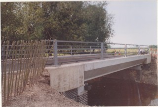 PZZB01.03 Haslingfield Rd bridge after replacement 1989 (Deacon) Haslingfield Road bridge after replacement 1989 | (Deacon)