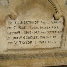 War Memorial Inscription 2014 | (Griffin)