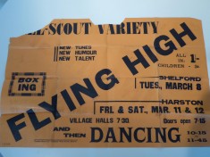 Scouts Flying High 1938 Show in Village Hall poster