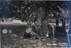 Hinxton Scouts Camp 1934  Beavers kitchen