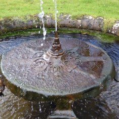 Fountain inscriptions 1897 WG from EG | (Roadley)
