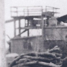 Button End near Greystones gravel pit machinery 1930s | (Deacon)