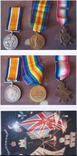 WW1 medals of Late Frank Swan of High St | (Deacon)