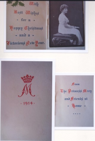 Copy of original 1914 Xmas card sent to Frank Swan | (Deacon)