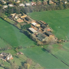 Aerial photo of Baggot Hall Farm 1990s | (Bull)