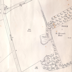 Clunch pits, Maggot's Mount | (1885 OS survey)