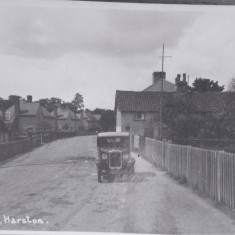 PCS005.03 A lone car; looking west along Church St (Deacon) A lone car; looking west along Church St | (Deacon)