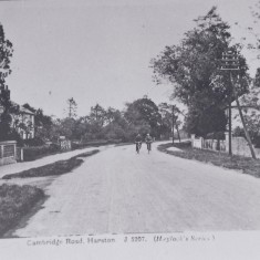 Early C20th Cyclists along the High St with no 94 on right | (Deacon)
