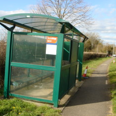 PZZF02.01 Bus Stop A10 verge north of Vujon west side 2015 (Griffin) Bus Stop A10 verge north of Vujon west side 2015 | (Griffin)