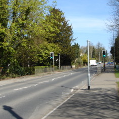 PZZF80.01 Pedestrian Crossing A10 by Village Hall 2015 (Griffin) Pedestrian Crossing A10 by 39 High St. (Pelican Crossing) 2015 | (Griffin)