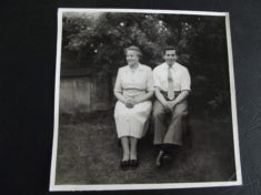 Grace Farrington and son Alan 1950s