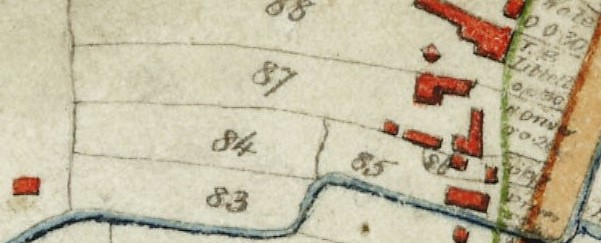 Plot 87 on 1799 Inclosure map