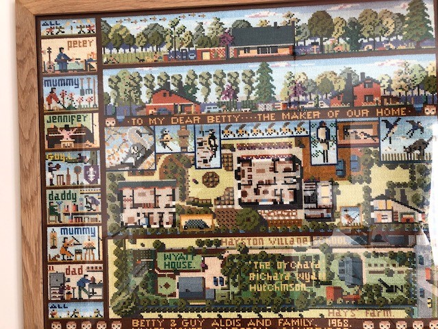 Guy Aldis Tapestry referring to Wyatt House, 10a high St