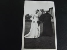 Wendy Farrington's wedding 1962