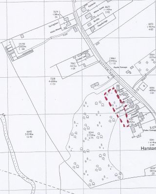 MBE00N.01 Kenterl, Hays-Northrop land 1971 OS map Kenterl, Hays-Northrop land 1971 OS map