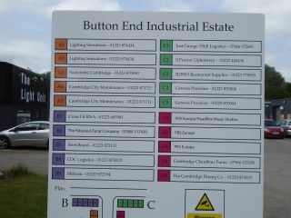 Businesses in Button End Industrial Estate July 2019 | (Roadley)