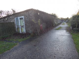 PBE00V.06 Gatward's old office once Nutcombes with piggeries behind 15.12.2019 (Roadley)R Gatward's old office once Nutcombes with piggeries behind 2019 | (Roadley)