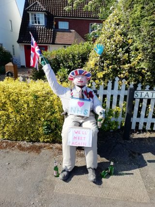 Figure supporting NHS in Station Rd created by the Marriotts | (Roadley)