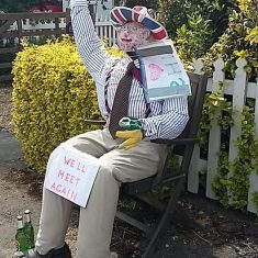 Station Rd; Marriotts appreciation for NHS and VE day celebration | (Linda Churchman)