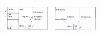 PBE018.04 Changes to 18 Button End Changes to 18 Button End creating bathroom from old coal house & toilet | (Roadley)
