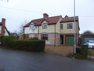 Nos 3-4 Beech Farm Cottages, with extension above garage at No 3; 2016 | (Roadley)