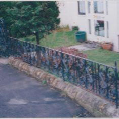 PRR007.13 No 7 gates produced by Harry Lawrance blacksmith (Deacon) No 7 railings produced by Harry Lawrance blacksmith | (Deacon)