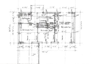DGM07.02 1969 first floor plans for 7 GML (Wilson) 1969 first floor plans for 7 GML