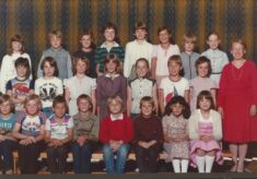 Class photo No 50   Mrs Percival’s 1982 Class