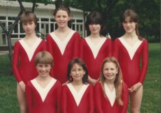 School team No 8 Gymnastics 1986