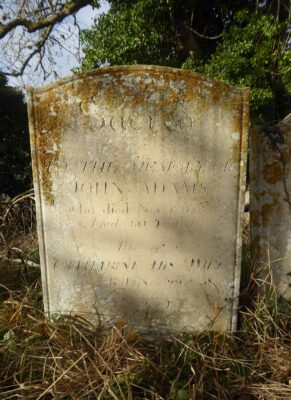 P1110308 GBC001Adams John & Catherine Adams No 19 on map